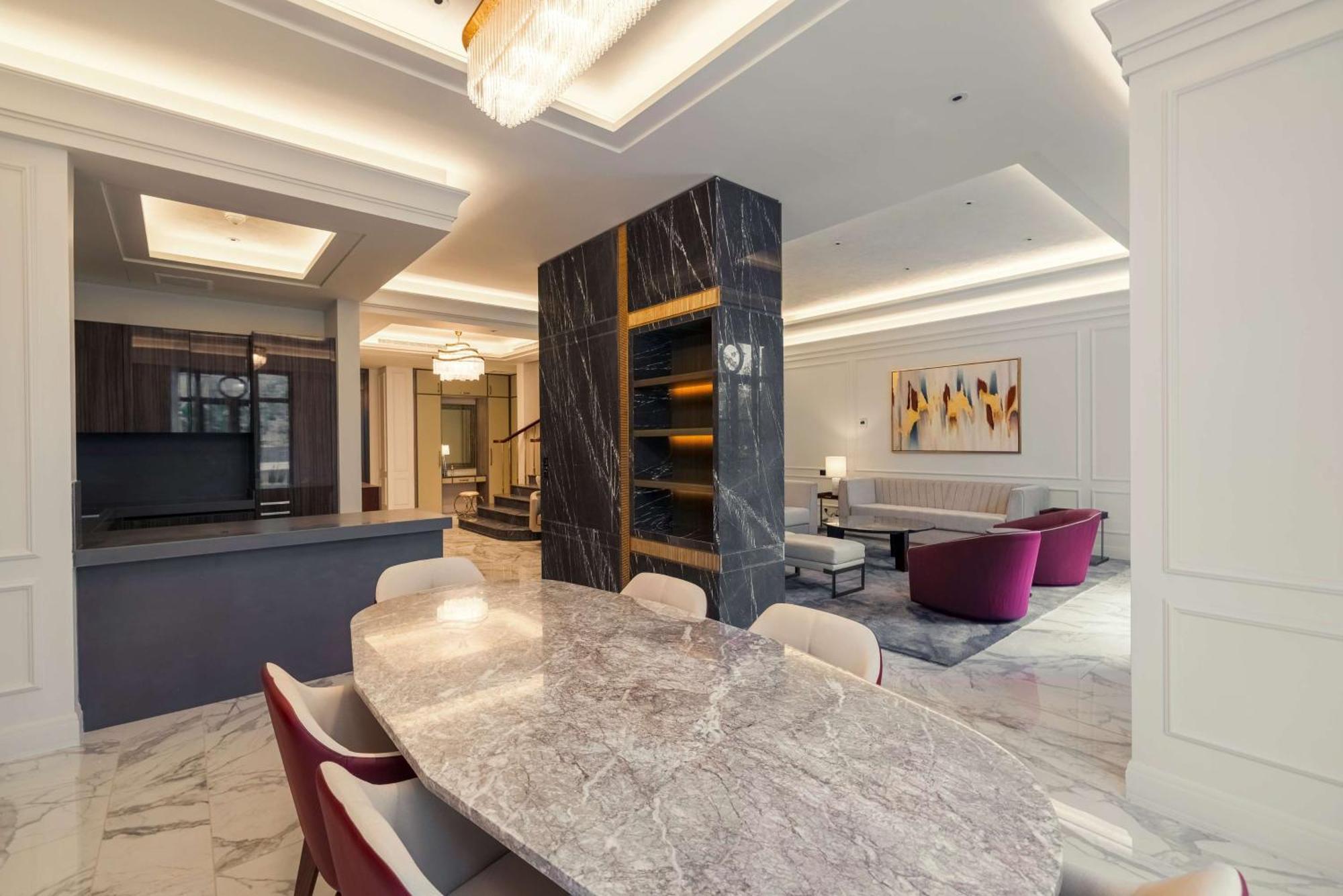 Mansard Riyadh, A Radisson Collection Hotel Экстерьер фото The interior of a typical apartment